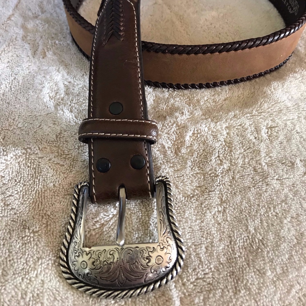 Men's Nocona Belt Genuine Leather Western Style